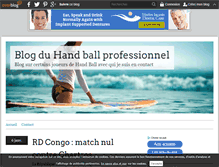 Tablet Screenshot of handballpro.over-blog.com
