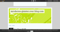 Desktop Screenshot of mrsderies-glaister.over-blog.com