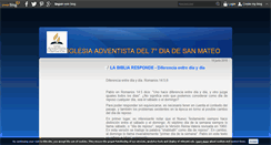 Desktop Screenshot of iglesiaadventistadesanmateo.over-blog.es
