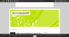 Desktop Screenshot of derrickpop005.over-blog.com