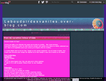 Tablet Screenshot of leboudoirdesvanites.over-blog.com