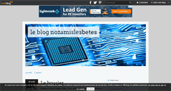 Desktop Screenshot of nozamislesbetes.over-blog.com