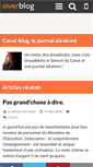 Mobile Screenshot of canal.over-blog.com