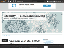 Tablet Screenshot of eternity2blogger.over-blog.com