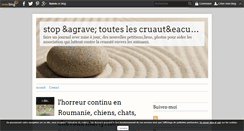 Desktop Screenshot of dedieauxanimauxquinonpaseudechance.over-blog.com