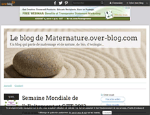 Tablet Screenshot of maternature.over-blog.com