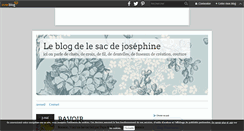 Desktop Screenshot of lesacdejosephine.over-blog.com