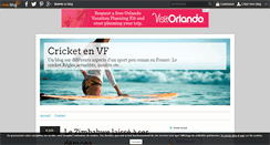 Desktop Screenshot of cricket.over-blog.com