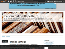 Tablet Screenshot of journal-de-babeth.over-blog.com