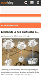Mobile Screenshot of lafeequicloche.over-blog.fr