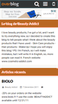 Mobile Screenshot of beauty-addict.over-blog.com