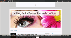 Desktop Screenshot of faussebiennale.over-blog.com