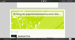 Desktop Screenshot of papeleriaminerva.over-blog.es