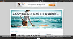 Desktop Screenshot of lesgothiquesdamiens.over-blog.com
