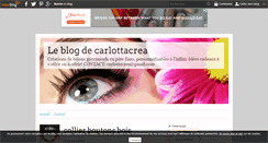 Desktop Screenshot of carlottacrea.over-blog.fr