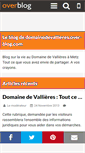 Mobile Screenshot of domainedevallieres.over-blog.com