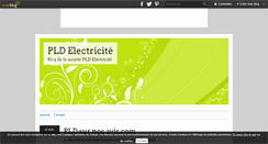 Desktop Screenshot of pld-electricite.over-blog.com