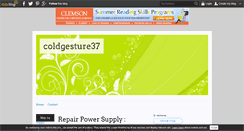 Desktop Screenshot of coldgesture37.over-blog.com