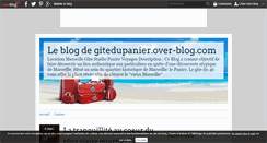 Desktop Screenshot of gitedupanier.over-blog.com