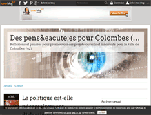Tablet Screenshot of colombes.pense.over-blog.com