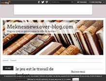 Tablet Screenshot of meknesnews.over-blog.com
