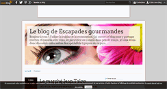 Desktop Screenshot of escapades.gourmandes.over-blog.com