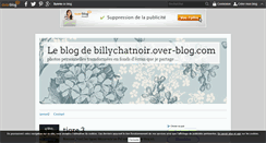 Desktop Screenshot of billychatnoir.over-blog.com