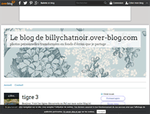 Tablet Screenshot of billychatnoir.over-blog.com