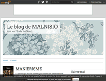 Tablet Screenshot of malnisio.over-blog.com