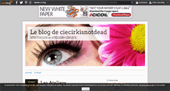 Desktop Screenshot of ciecirkisnotdead.over-blog.com