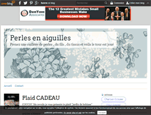 Tablet Screenshot of de-perles-en-aiguilles.over-blog.fr