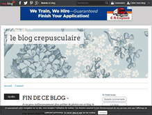Tablet Screenshot of crepusculaire.over-blog.com