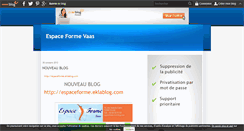 Desktop Screenshot of espaceforme.over-blog.com