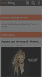 Mobile Screenshot of imodelsholdingsreviews.over-blog.com