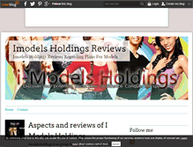 Tablet Screenshot of imodelsholdingsreviews.over-blog.com