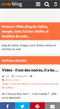 Mobile Screenshot of humour-web.over-blog.com