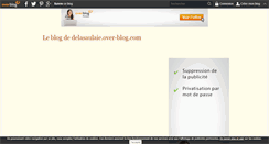 Desktop Screenshot of delasaulaie.over-blog.com