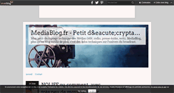 Desktop Screenshot of mediablog.over-blog.com