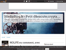 Tablet Screenshot of mediablog.over-blog.com