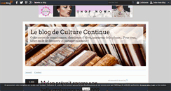 Desktop Screenshot of culturecontinue.over-blog.fr