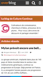Mobile Screenshot of culturecontinue.over-blog.fr