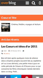 Mobile Screenshot of coeur-et-tete.over-blog.com