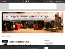 Tablet Screenshot of lamusiqueaucollege.over-blog.fr