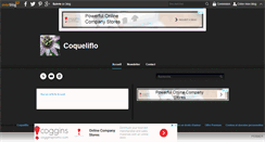 Desktop Screenshot of coqueliflo.over-blog.com