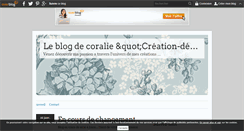 Desktop Screenshot of coralie-creation.decoration.artfloral.over-blog.fr