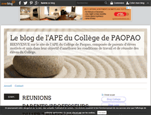 Tablet Screenshot of ape-college-paopao.over-blog.com