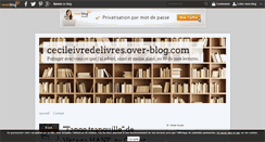 Desktop Screenshot of cecileivredelivres.over-blog.com