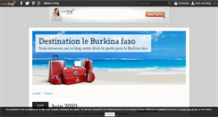 Desktop Screenshot of destinationburkina.over-blog.com