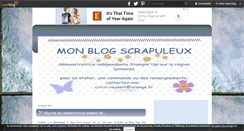 Desktop Screenshot of mon-blog-scrapuleux.over-blog.com