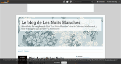 Desktop Screenshot of lesnuitsblanches.over-blog.fr